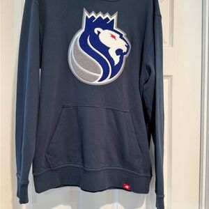 NBA SACRAMENTO KINGS 2023/24 Dark Blue Hoodie with Iconic Logo